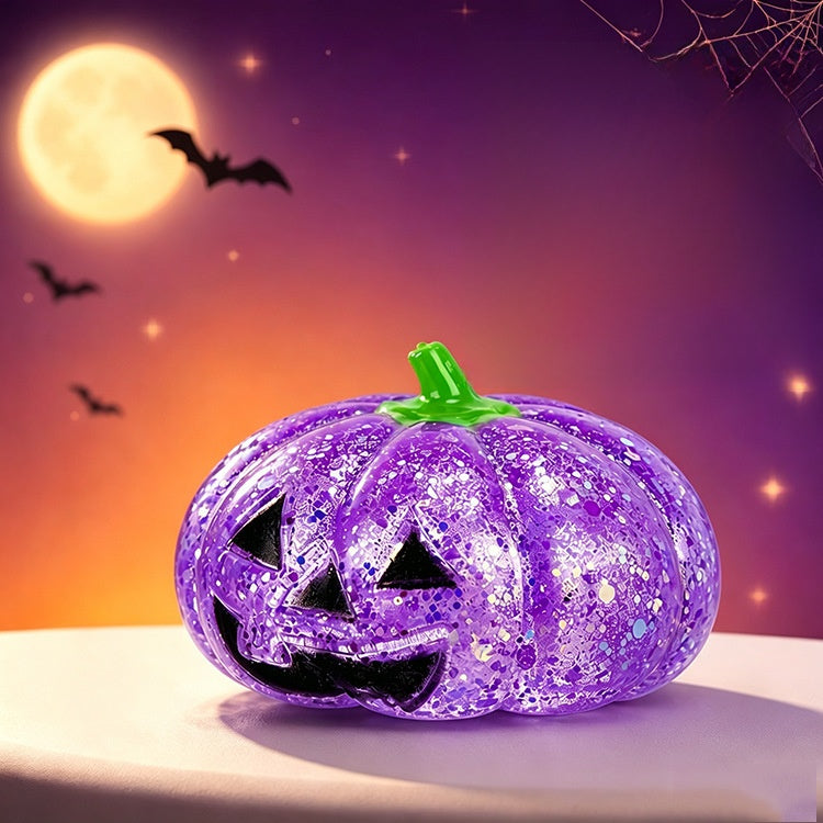 SpookyGlow - Purple Pumpkin Head Squeeze