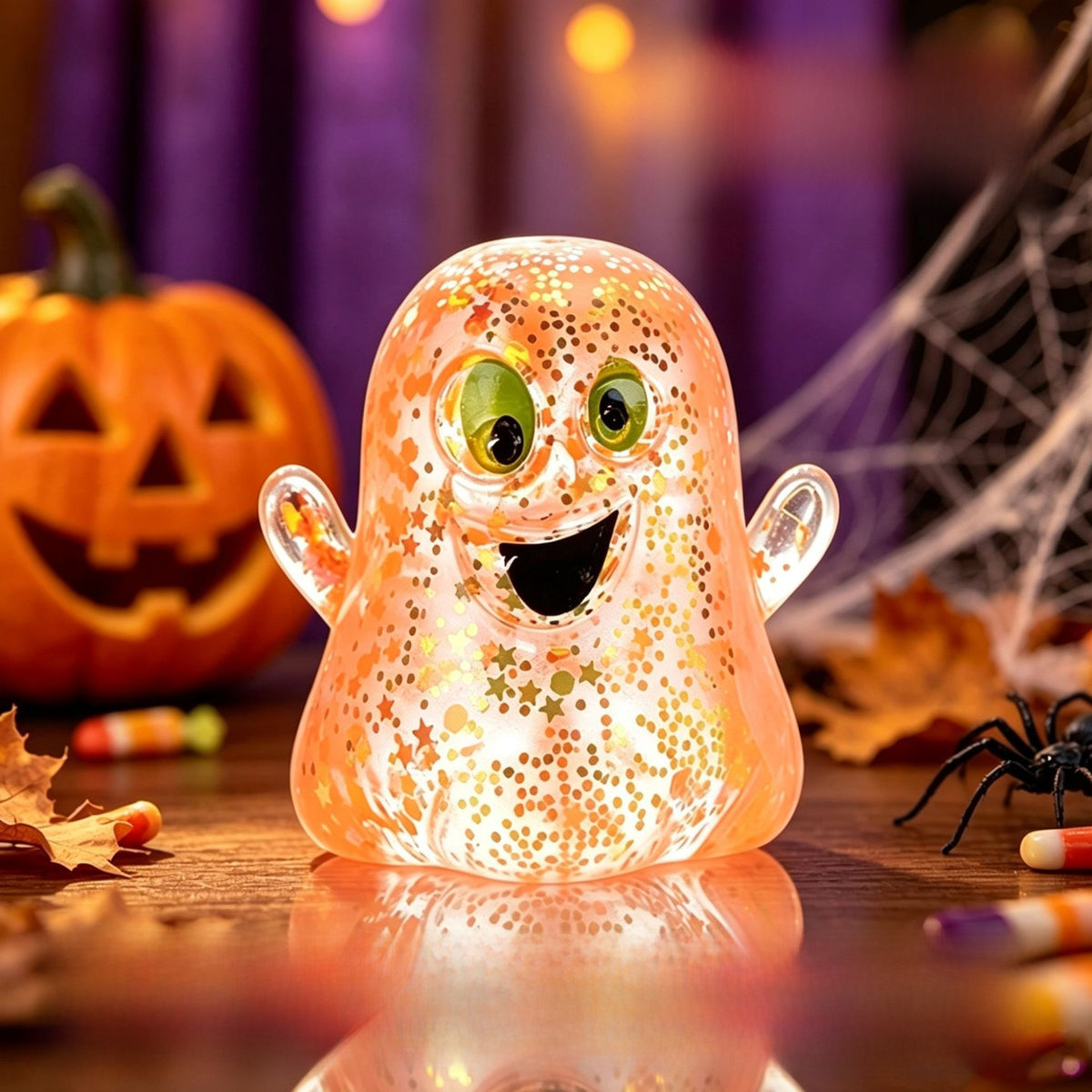 SpookyGlow - Orange Ghost Squeeze